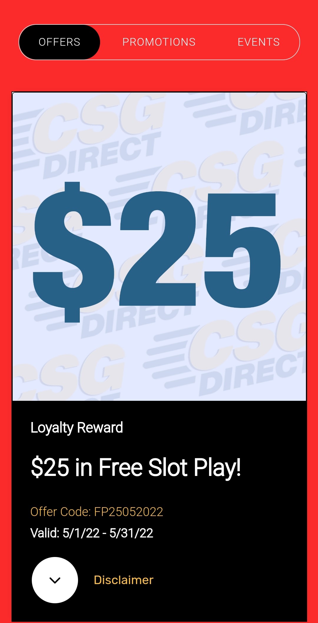 App screen